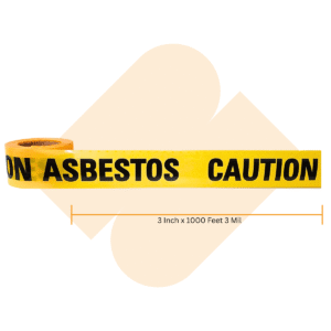 asbestos caution tape