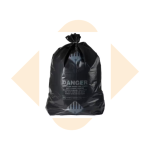 asbestos disposal bags black