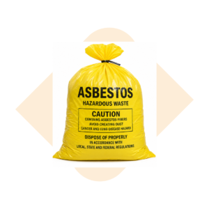 asbestos disposal bags yellow